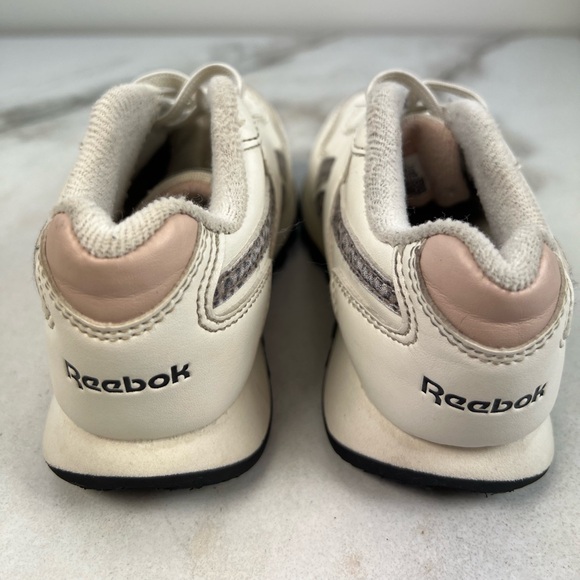 Reebok Toddler Classic White Leather Leopard Print Sneakers Tennis Shoes, Sz 9 - Picture 6 of 8